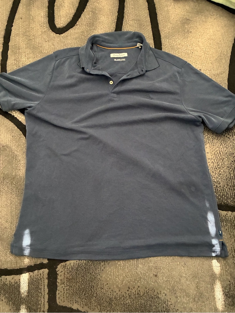 Tommy Bahama Blue Short-Sleeve Polo